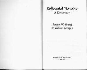 Colloquial Navaho