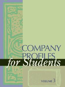 Company Profiles for Students