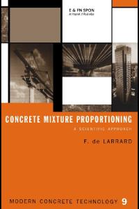 Concrete mixture proportioning: a scientific approach