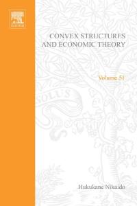 Convex structures and economic theory