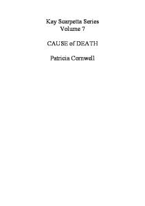Cornwell, Patricia - Kay Scarpetta 07 - Cause of Death