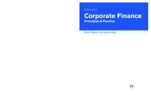 Corporate Finance: Principles & Practice