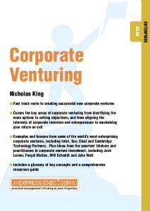 Corporate Venturing (Express Exec)