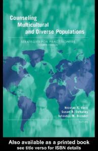 Counseling Multicultural and Diverse Populations