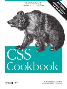 CSS Cookbook, 3rd Edition (Animal Guide)