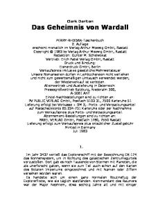 Das Geheimnis von Wardall