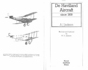 De Havilland Aircraft Since 1909