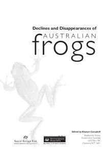 Declines and Disappearances of Australian Frogs