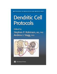 Dendritic Cell Protocols (Methods in Molecular Medicine)