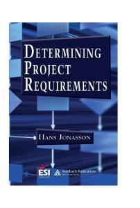 Determining Project Requirements (ESI International Project Mgmt)