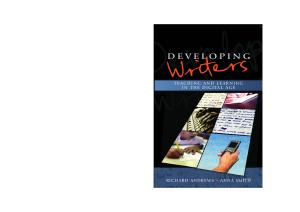 Developing Writers: Teaching and Learning in the Digital Age