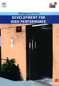 Development for High Performance Revised Edition: Management Extra