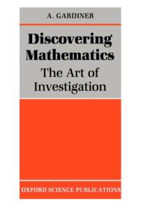 Discovering mathematics