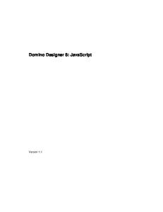 Domino Designer 8 - Java Script. ver.1.1