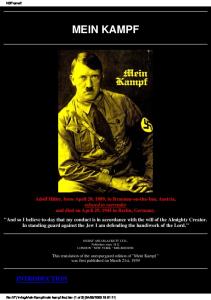 (ebook) Adolf Hitler - Mein Kampf