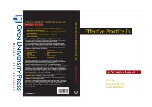 Effective Practice in Health and Social Care