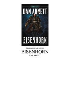 Eisenhorn (A Warhammer 40,000 Omnibus)