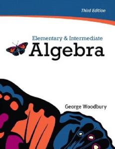 Elementary & Intermediate Algebra, 3rd Edition
