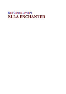 Ella Enchanted (Trophy Newbery)
