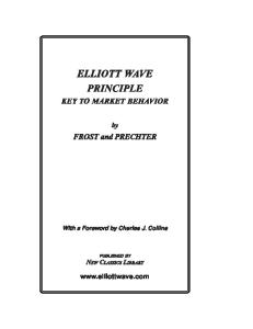 Elliott Wave Principle: Key To Market Behavior