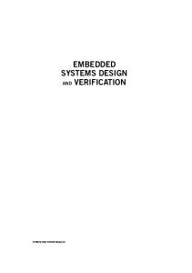 Embedded Systems Handbook, Second Edition: Embedded Systems Design and Verification