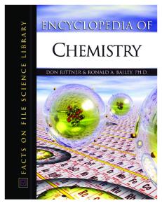 Encyclopedia Of Chemistry (Science Encyclopedia)