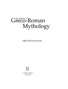 Encyclopedia of Greco-Roman Mythology (World Mythology)