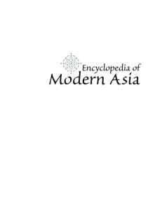 Encyclopedia of Modern Asia Edition 1