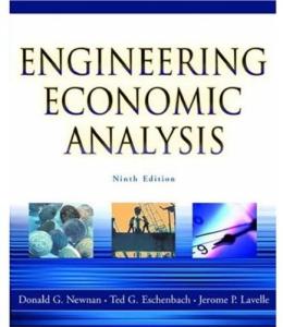 Engineering economic analysis, 9th edition