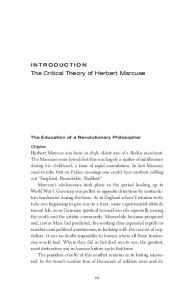 Essential Marcuse   Critical Theory Of Herbert Marcuse