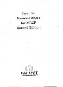 Essential Revision Notes for MRCP 2nd Edition