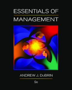 Essentials of Management , Ninth Edition