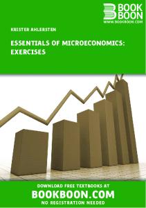 Essentials of Microeconomics: Exercises