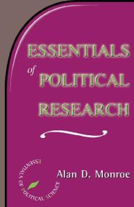 Essentials of Political Research