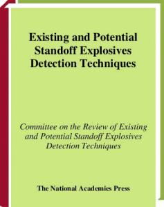 Existing and Potential Standoff Explosives Detection Techniques