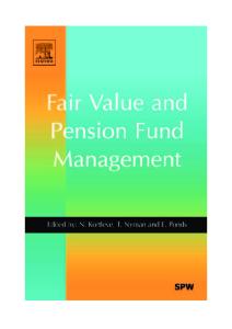 Fair Value and Pension Fund Management