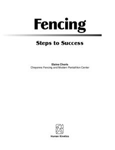 Fencing: Steps to Success