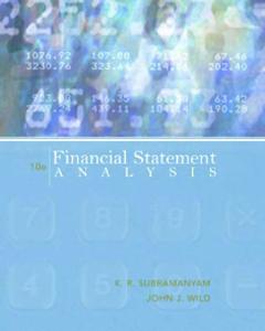 Financial Statement Analysis, 10th Edition