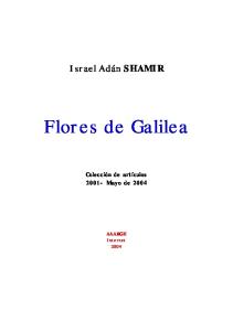 Flores De Galilea