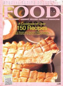 Food Philippine Culinary Magazine Special Recipe Collection