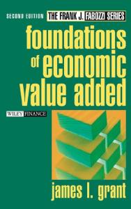 Foundations of economic value added