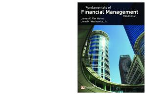 Fundamentals of Financial Management, 13th edition