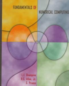Fundamentals of numerical computing