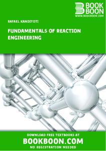 Fundamentals of Reaction Engineering