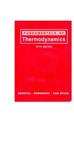 Fundamentals of Thermodynamics, Fifth edition