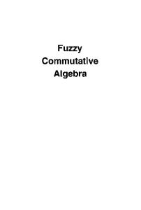 Fuzzy commutative algebra