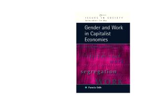 Gender and Work in Capitalist Economies (Issues in Society)