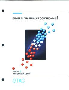 General Training Air conditioning - Module 03 Refrigeration Cycle