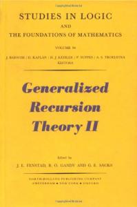 Generalized recursion theory II: Proceedings Oslo, 1977