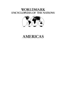 Geography - Worldmark Encyclopedia Of The Nations - Americas